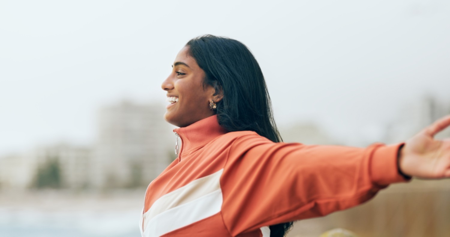 A Woman Experiencing Wellness in morning at Greenwood Village, CO