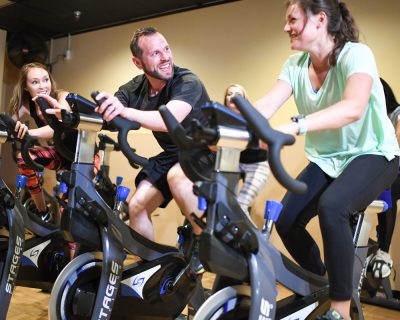 cycling studio spin class