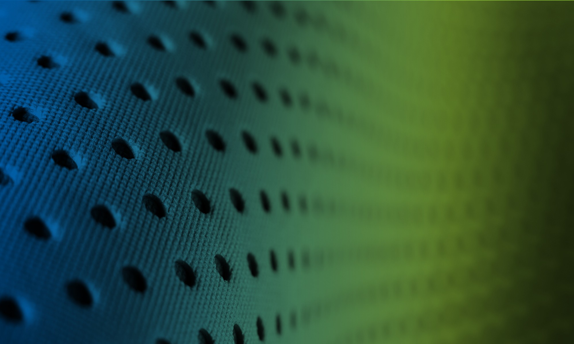 Close-up image of a blue-green yoga mat