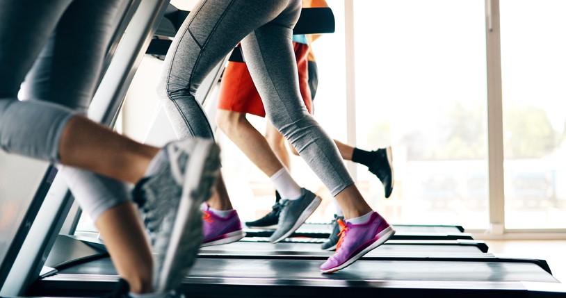 Women doing cardio in treadmill, CO