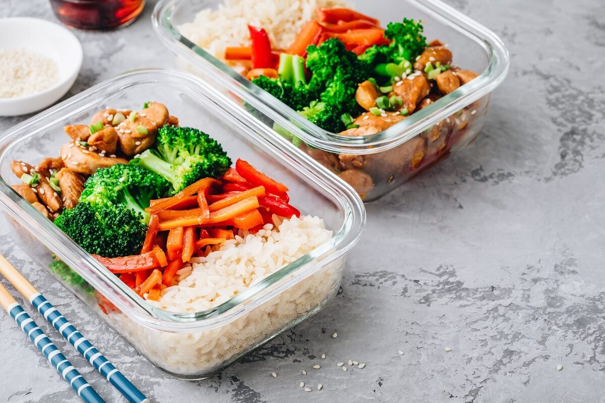 meal prep food