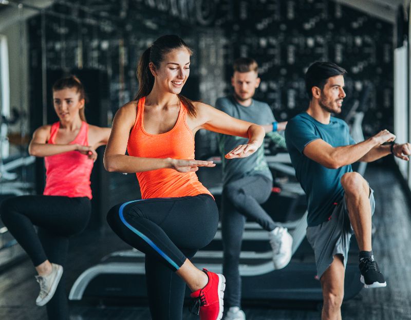 A Group Workout at Wellbridge Athletic Club in South Denver 