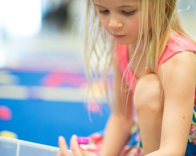 Girl Playing at Childcare | Colorado Athletic Club - Monaco