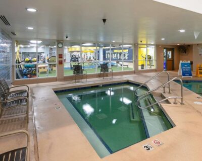 A Tranquil indoor pool located at Wellbridge Club in Albuquerque, NM