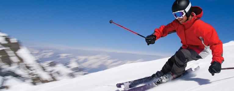 Sports skiing.