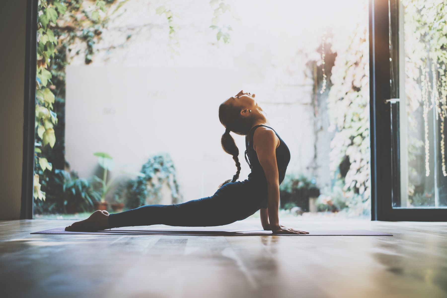 Woman Increasing Her Flexibility
